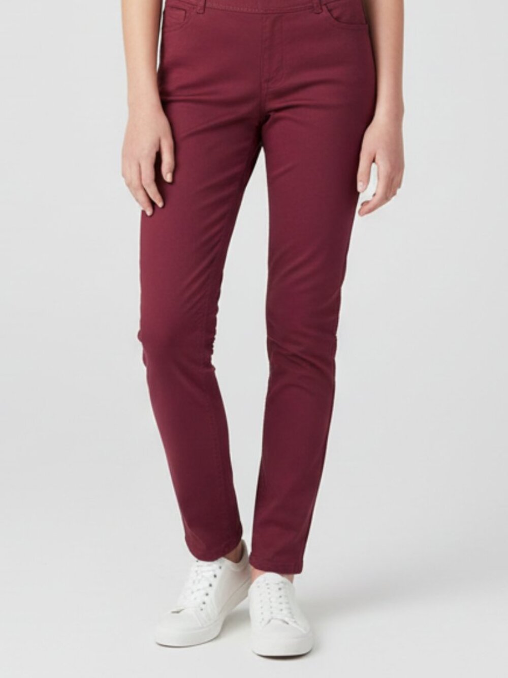 NWT George Girls Stretch Burgundy Maroon Pants size 12